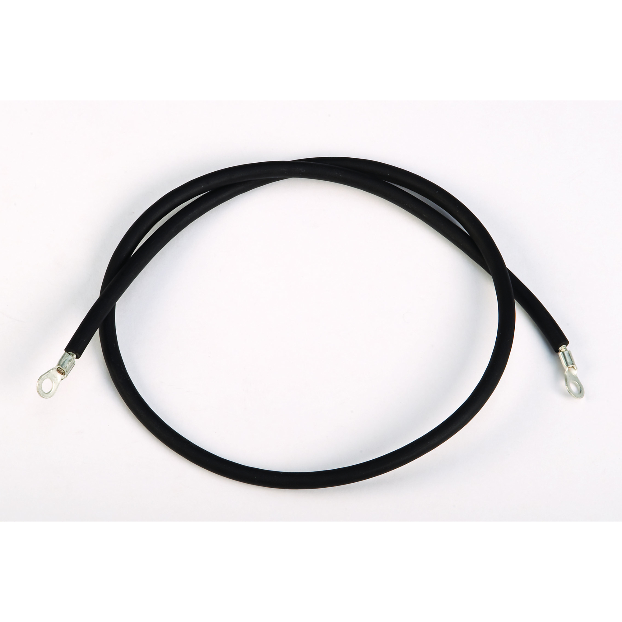 Justrite Antistatic Insulated Wire — 3ft., Dual 1/4in. Terminals, For Bonding/Grounding, Model# 08506